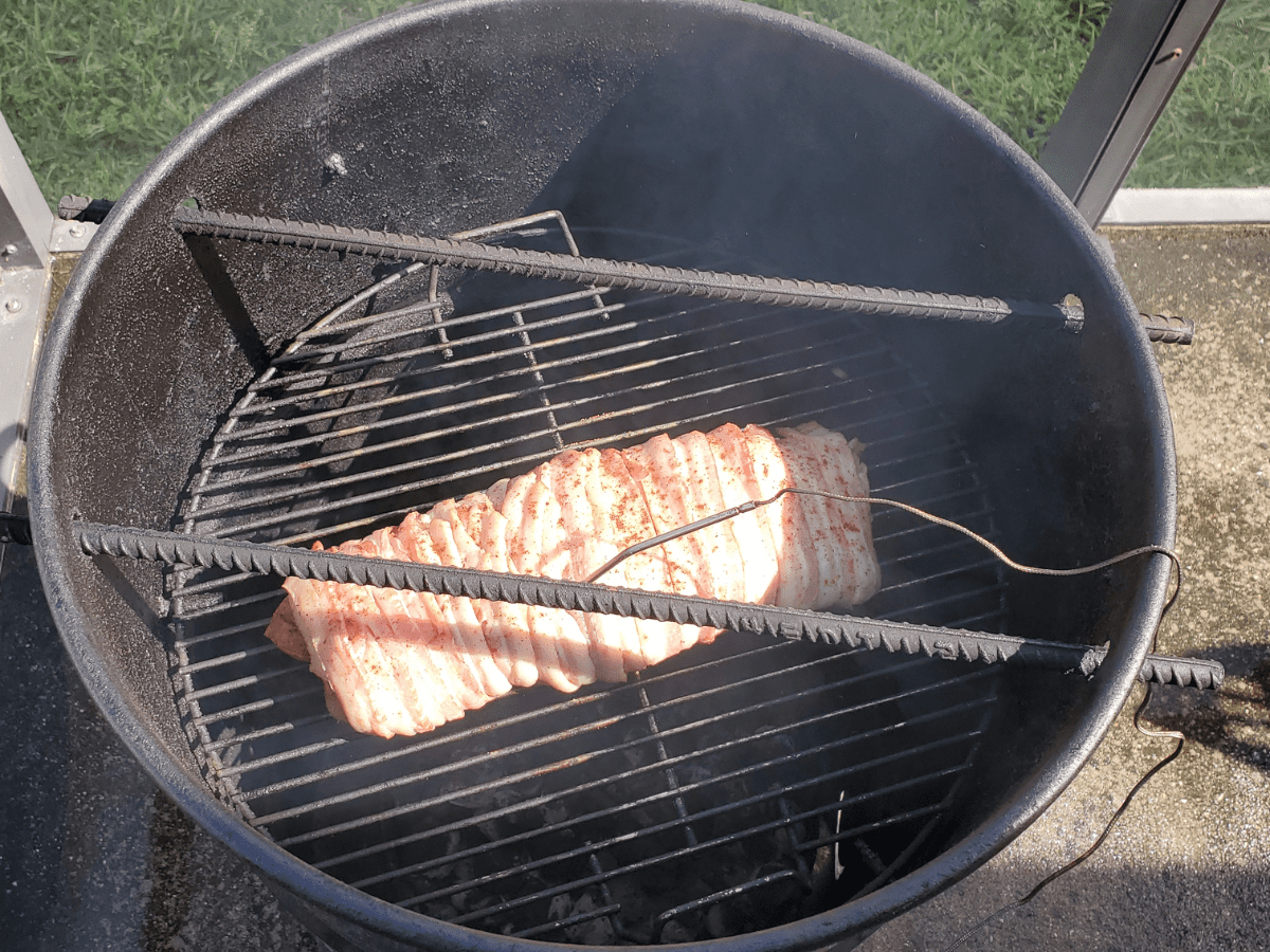 smoking pork tenderloin on the smoker