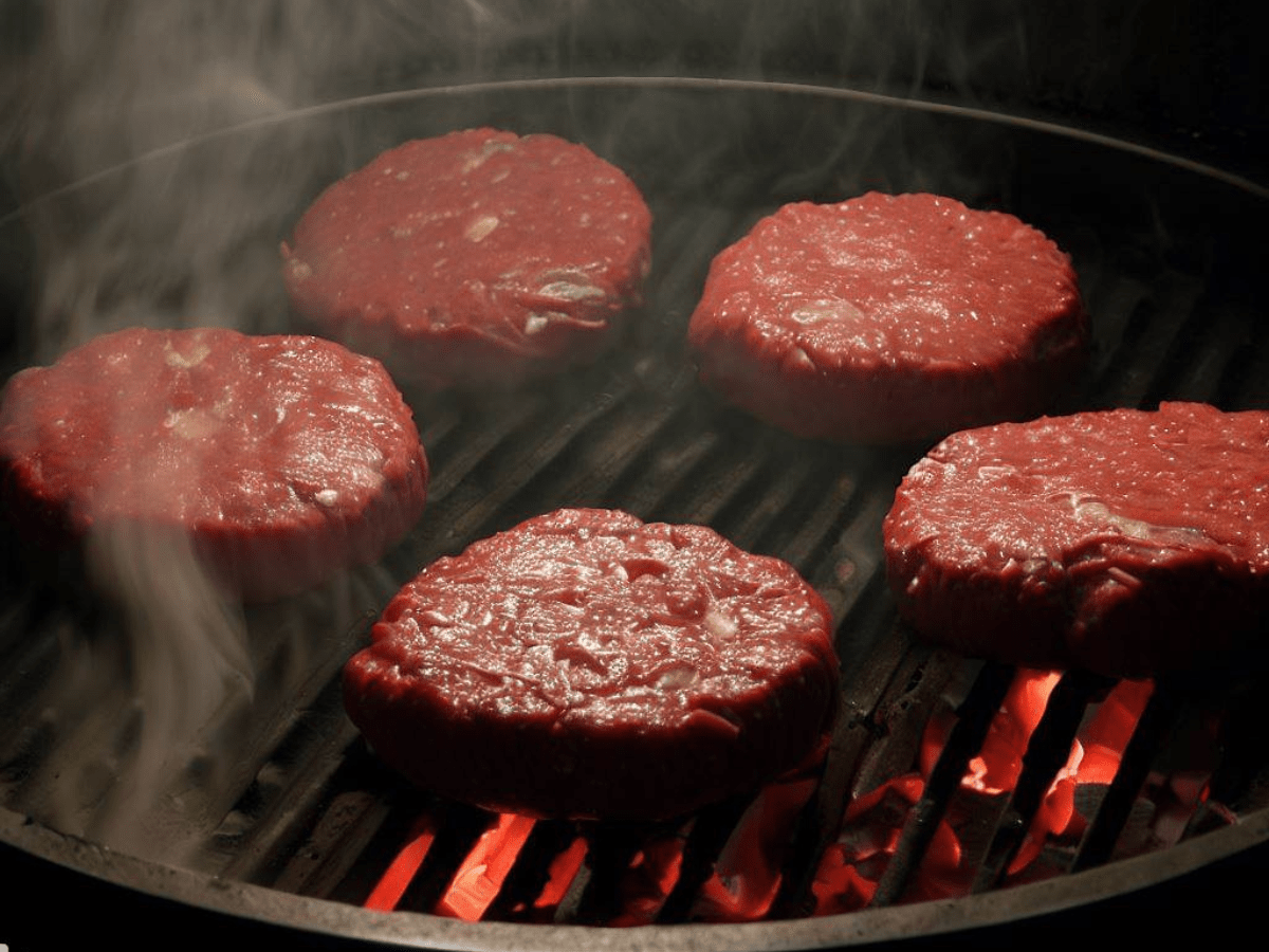 pit barrel cooker smoked burgers 4