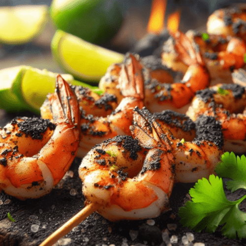 pit barrel cooker grilled shrimp skewers 4